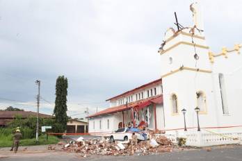 Terremoto de 7,5 grados causa daños en monumentos históricos e iglesias de Panamá