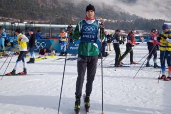 Timo Grönlund, representante de Bolivia en la disciplina de esquí de fondo.