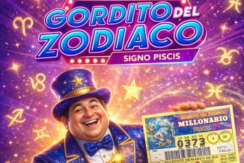El Gordito del Zodíaco del signo Piscis se hará este 27 de marzo.
