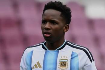 Kiki Ramos vistió por primera vez la camiseta de Argentina