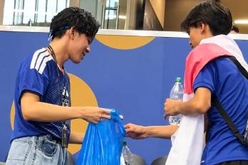 La cultura japonesa se roba los aplausos dentro y fuera del estadio.