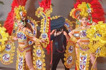 Mirna Caballini lucirá “El Canto Áureo del Gran Cacique” en la Competencia de Trajes Nacionales del Miss Universo 2025.