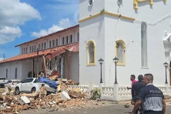 Terremoto de 7,5 grados causa daños en monumentos históricos e iglesias de Panamá