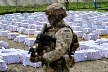 Durante esta operación los agentes del Senan se incauteron de 13 mil paquetes de droga.