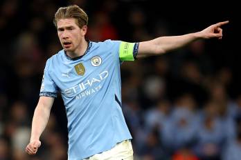 Kevin De Bruyne, centrocampista belga del Manchester City.