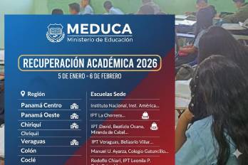 Meduca anuncia escuelas sede del Programa de Recuperación Académica Estudiantil