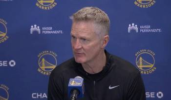 El entrenador de Golden State Warrios, Steve Kerr.