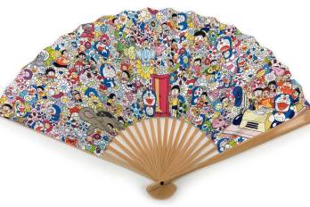 Abanico Doraemon
