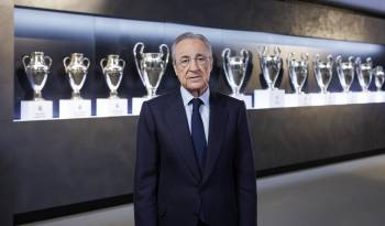 Florentino Pérez, presidente del Real Madrid, en una declaración difundida por RealMadrid TV.