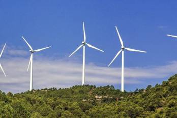 La energía eólica se desarrolla en el país.