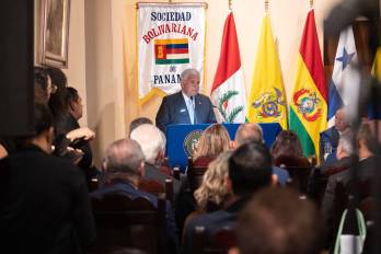 Presidente Mulino desde el lanzamiento del Bicentenario del Congreso Anfictiónico,
