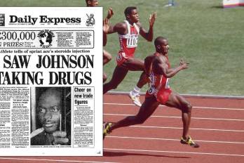 Ben Johnson hizo historia en las Olimpiadas de Seúl, pero una muy triste después de su apoteósica victoria en los 100 metros.