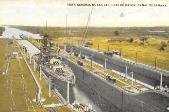 Canal de Panamá, 1928.