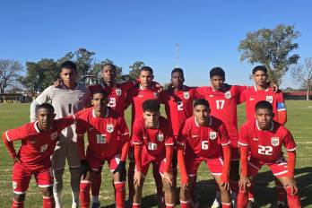La selección sub-17 de Panamá durante el Torneo Internacional Canteras de América 2026 en Rosario, Argentina.