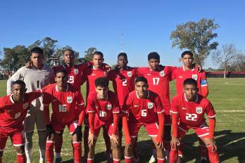 La selección sub-17 de Panamá durante el Torneo Internacional Canteras de América 2026 en Rosario, Argentina.