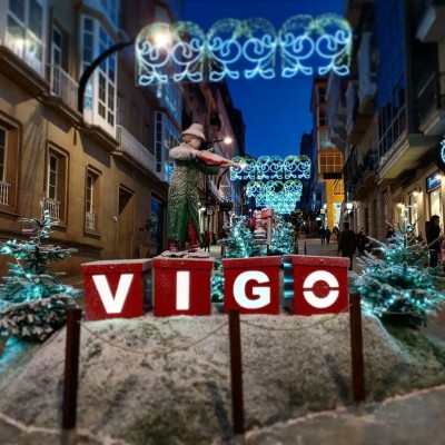 Vigo, con 11 millones de luces, da por iniciada la Navidad en todo el planeta