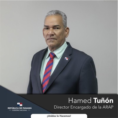Hamed Tuñón, administrador encargado de la Arap.