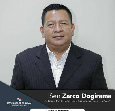 Zarco Dogirama fue escogido de una terna remitida al Ejecutivo por el Congreso General de la Comarca.