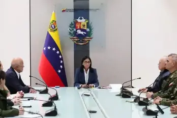 La vicepresidenta de Venezuela, Delcy Rodríguez.