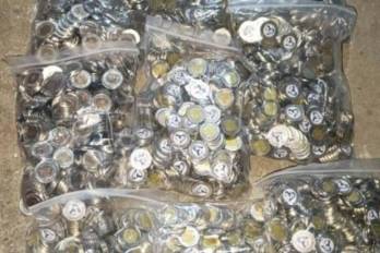 Los tres últimos lotes de monedas falsas fueron localizados tras una auditoría de la Autoridad Nacional de Aduanas.