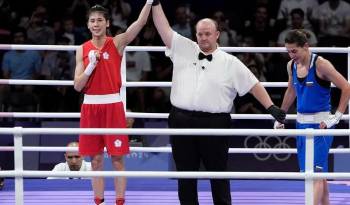La taiwanesa Lin Yu-ting (Izq.) es otra de las boxeadoras que está en el ojo de la tormenta, por el polémico caso de los atletas trans en el deporte olimpico.