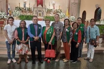 El cronograma de actividades inició con una misa de acción de gracias en el Santuario Nacional.