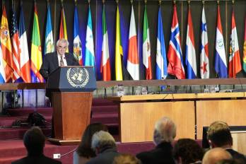El secretario de la Comisión Económica de América Latina (Cepal), José Manuel Salazar-Xirinachs, revisó las perspectivas económicas de la región en una conferencia de prensa.