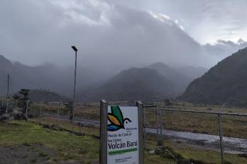 Cierre temporal del Parque Nacional Volcán Barú, en la provincia de Chiriquí.