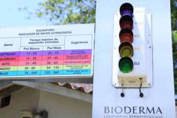 Las autoridades pidieron evitar actividades bajo el sol entre las 10:00 a.m. y las 4:00 p.m.