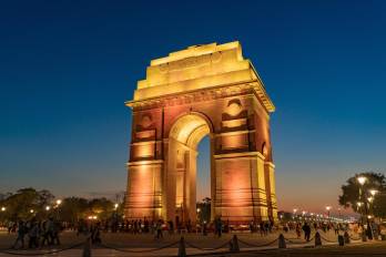 La Puerta de la India honra a soldados fallecidos.
