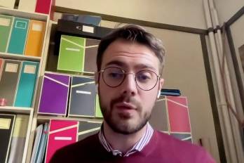 Edoardo Stoppioni, experto en derecho internacional.