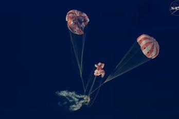 Objetivo la Tierra: Astronautas de Artemis II amerizaron en océano Pacífico