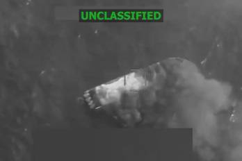 El mandatario reiteró que el tráfico de drogas por el Mar Caribe ha disminuido en un 91%.