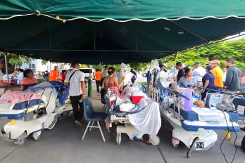 Los pacientes del Hospital Aquilino Tejeira fueron evacuados del centro médico.