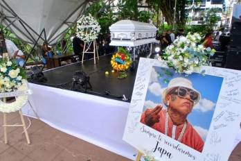 Con frases como “Arriba de Dios no vive nadie”, “Las leyendas nunca mueren” y “Up to the crime”, los presentes recordaron la trayectoria y el legado de Japanese.