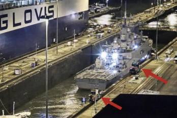 De acuerdo con reportes, la flota de buena voluntad “Dunmu” de la Armada de Taiwán cruzó el Canal en la madrugada del 3 de abril.