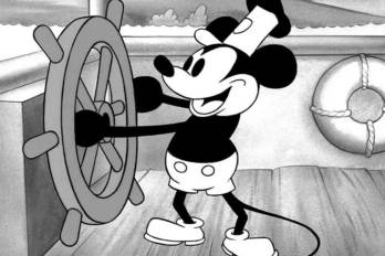 ’Steamboat Willie’ (1928), película que este año se convirtió de dominio público.