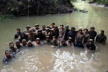 Desde el pasado mes de agosto se reportaron los cursos entre los agentes de la Policía Nacional y los soldados estadounidenses en la base Cristóbal Colón.