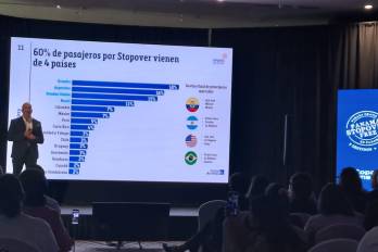 Lanzamiento de la nueva campaña de Panamá Stopover, este martes.