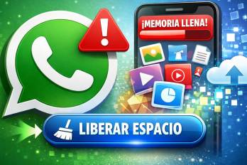 WhatsApp guarda todo: fotos, videos, audios, documentos... y con el tiempo eso ocupa demasiado espacio.