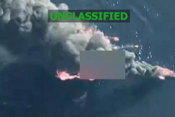 Las autoridades indicaron que la inteligencia confirmó que las tres embarcaciones estaban involucradas en operaciones de narcotráfico.