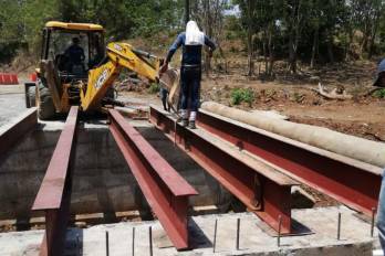 Las vigas que han sido recuperadas serán utilizadas en diversas obras, anunció el MOP.