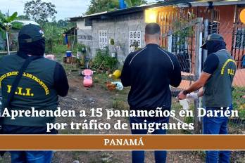 Aprehenden a 15 panameños en Darién por tráfico de migrantes