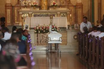El funcionario ofreció sus declaraciones la mañana de este viernes 22 de mayo en las honrás fúnebres de Ossa en la iglesia Don Bosco.