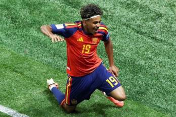 El delantero de la selección de España, Lamine Yamal.