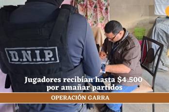 Fiscal Márquez: Jugadores recibían hasta $4.500 por amañar partidos