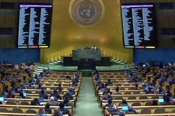 Solo Estados Unidos e Israel votaron en contra del cese del bloqueo económico a Cuba.