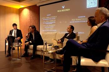 Mesa redonda del 'Infralogística en Concierto' celebrado en Madrid.