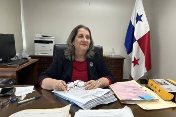 ‘El partido Realizando Metas apoya la elección de la nueva defensora del Pueblo, la licenciada Ángela Russo’, dijo el colectivo.