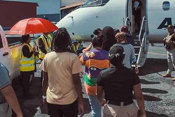 La operación de retorno se llevó a cabo desde el Aeropuerto Marcos A. Gelabert.